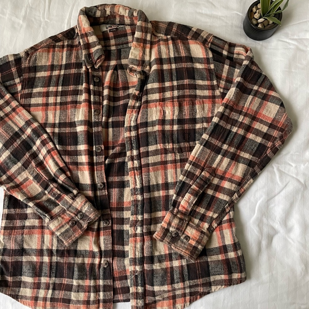 Neutral Rusty Flannel - Picture 3 of 3